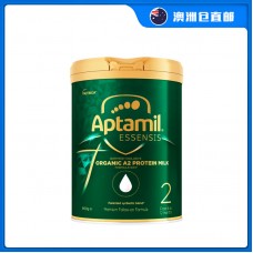 【澳洲直邮包邮】Aptamil 爱他美 奇迹绿罐 有机A2蛋白婴幼儿奶粉二段 900克/罐（6-12个月）【收件人身份证必须上传】
